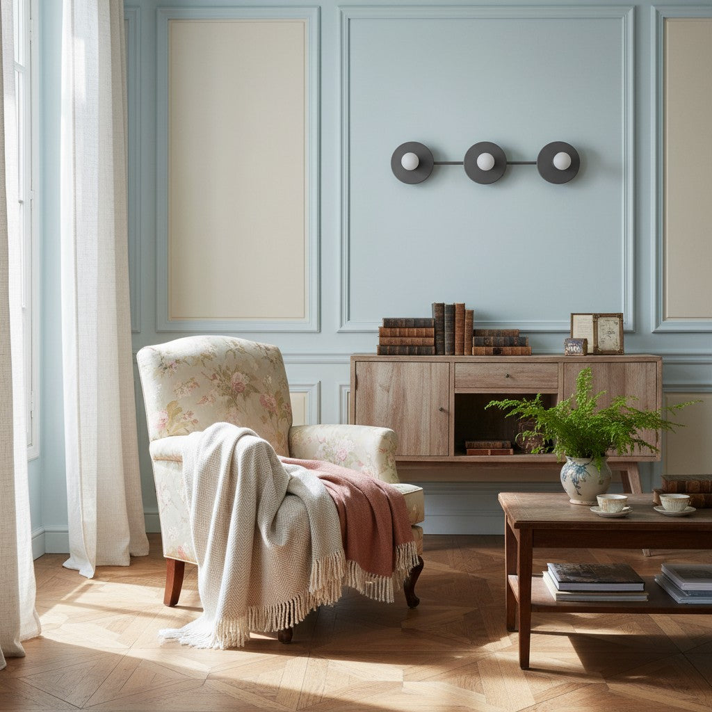 Radiro Globe Modern Spherical Glass Vanity Light – Minimalist 3-Light Fixture for Bathrooms