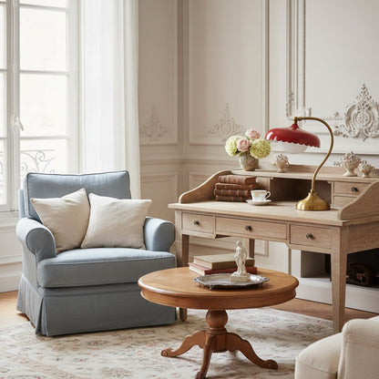 Rayla Vintage Modern Scallop Ceiling Light – Ambient Glow – Living Room & Bedroom