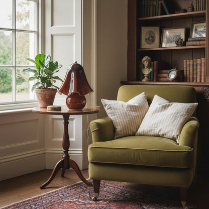 Bellina Elegant Glass Table Lamp – Sleek Design for Bedside or Desk