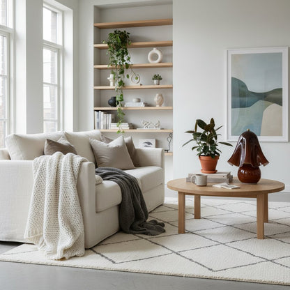 Bellina Elegant Glass Table Lamp – Sleek Design for Bedside or Desk