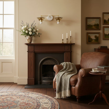 Artivo Layered Brass Design – Scandinavian Style – Wall Sconce – Ideal for Modern Bathrooms