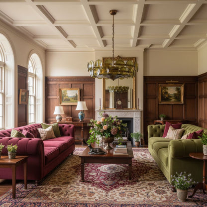 Lorenzo Halo Disc Vintage‑Modern Chandelier – Dining Room Statement Light