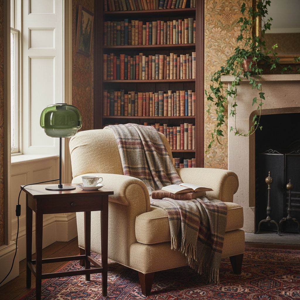 Clinco Sculptural Double-Layer Glass Table Lamp – Modern Style – Living Room Accent