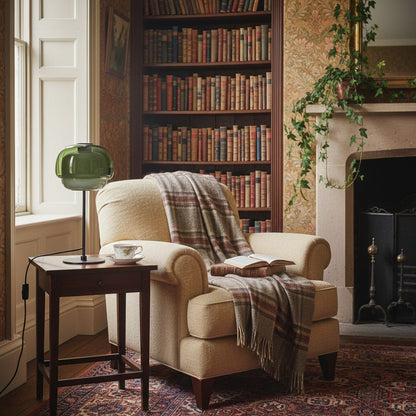 Clinco Sculptural Double-Layer Glass Table Lamp – Modern Style – Living Room Accent