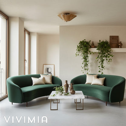 Bellina Warm Glow Sculptural Ceiling Light for Low Ceiling Areas