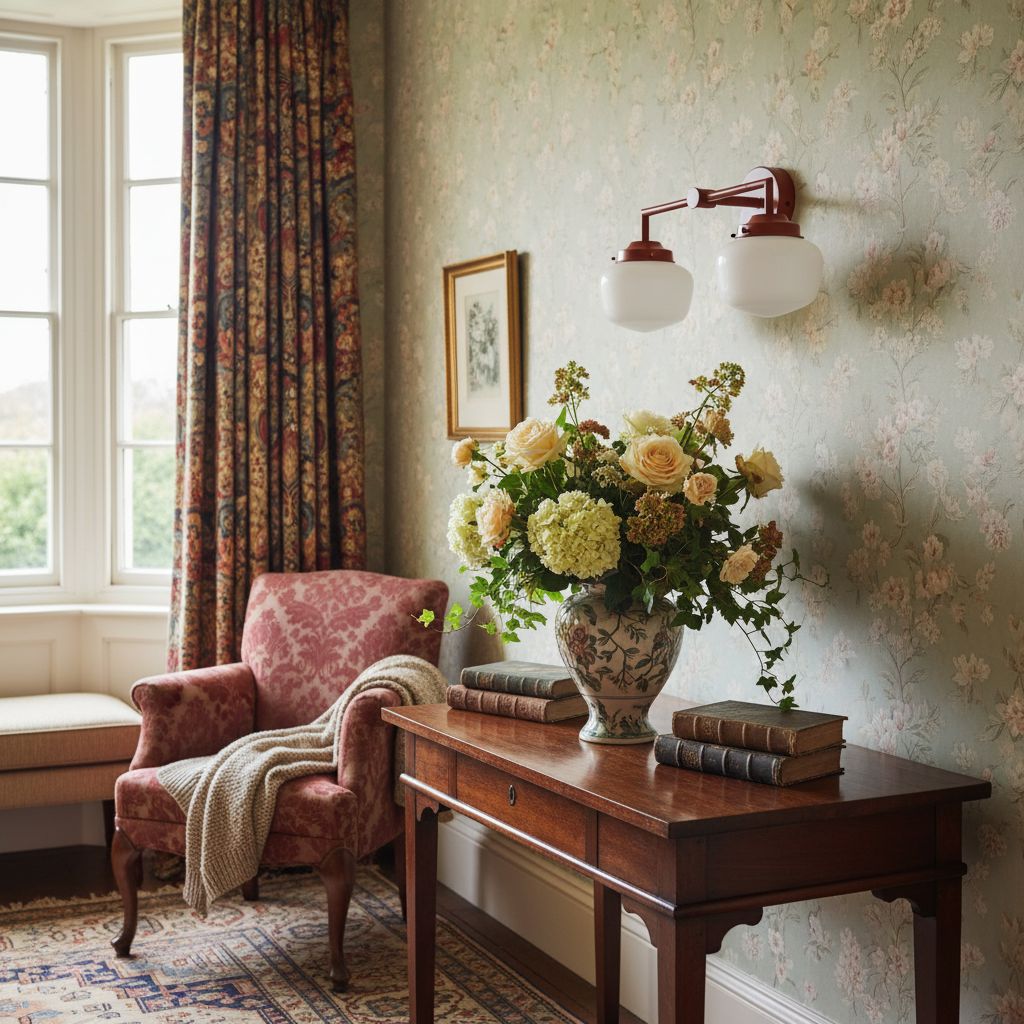 Opalume Glass Vanity Light – Vintage-Inspired Design – Perfect for Bathroom & Powder Room