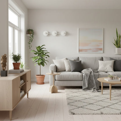 Radiro Globe Modern Spherical Glass Vanity Light – Minimalist 3-Light Fixture for Bathrooms