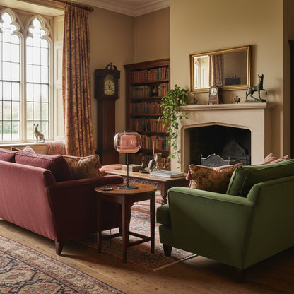 Clinco Sculptural Double-Layer Glass Table Lamp – Modern Style – Living Room Accent