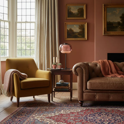 Clinco Sculptural Double-Layer Glass Table Lamp – Modern Style – Living Room Accent