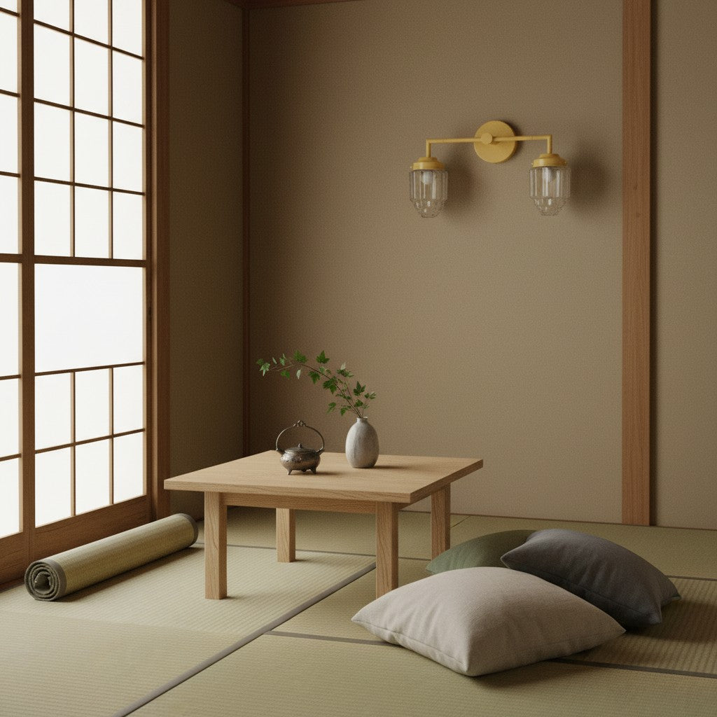 Tierlux Glass Colorful Geometric Art Deco Wall Sconce – Modern Vanity Light for Bathrooms