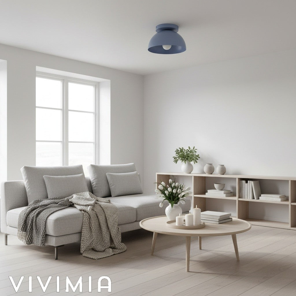 Metio Dome Minimalist Ceiling Light Modern Design for Bedrooms & Hallways