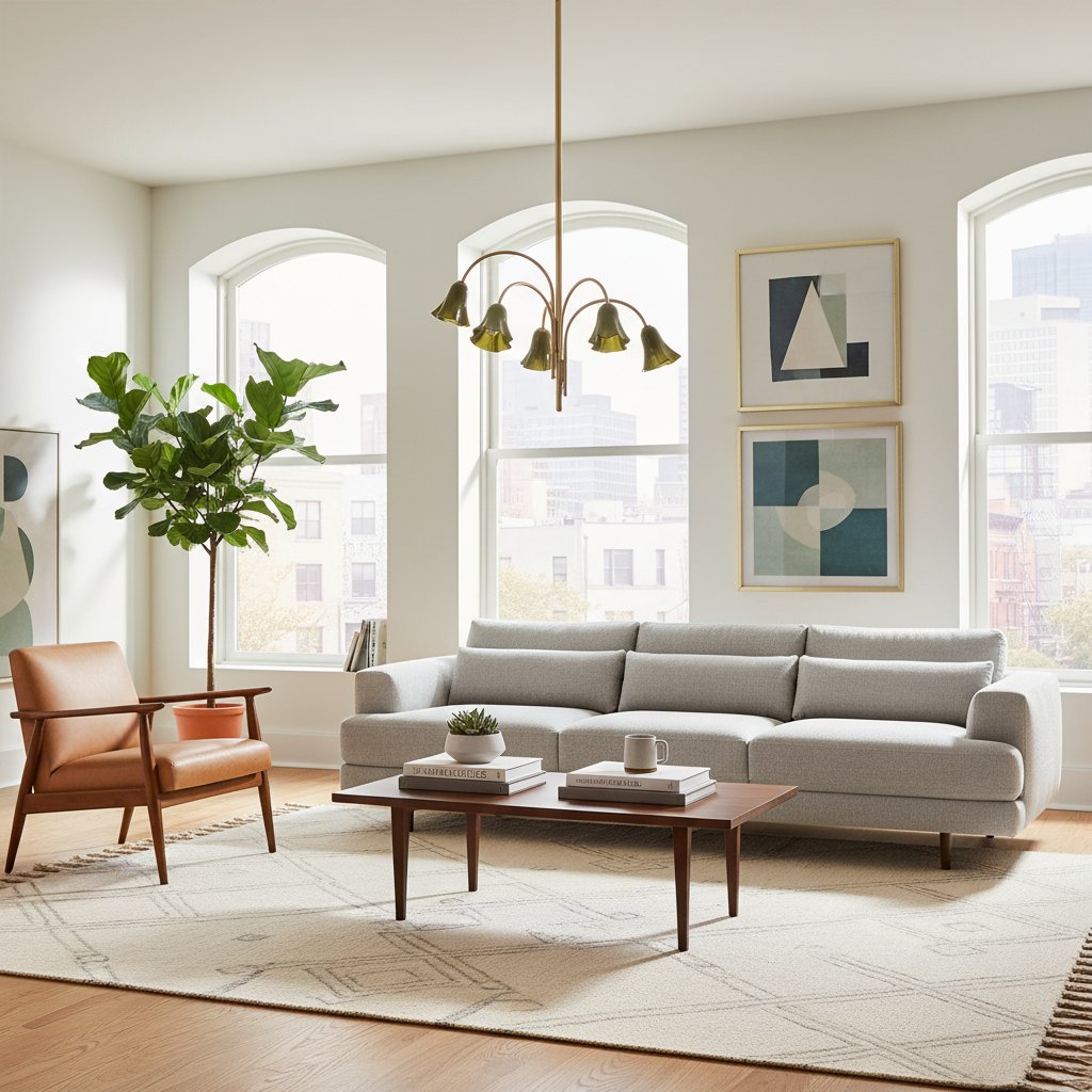 Bellina Sculptural Glass Lily Chandelier – Modern Romantic Pendant Light for High Ceilings