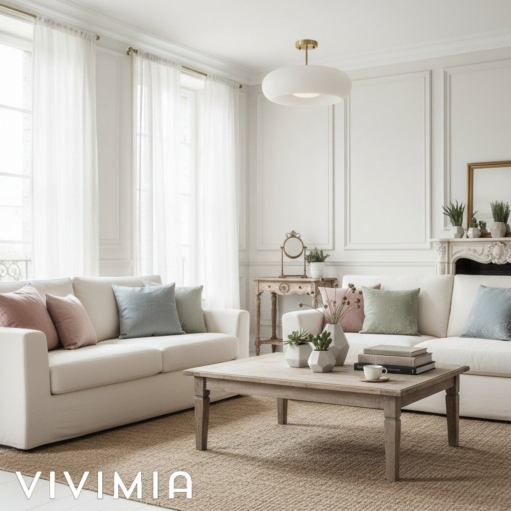 LumaDisc Disc-Shaped Glass Ceiling Lamp Bauhaus Style for Living & Dining Spaces