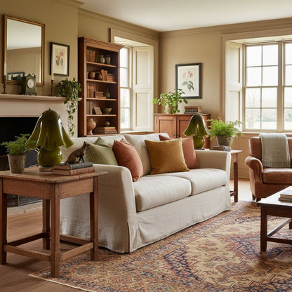 Bellina Elegant Glass Table Lamp – Sleek Design for Bedside or Desk