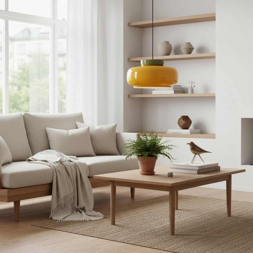 Fiesta Sculptural Bowl Pendant Lamp Nordic Style for Dining Table