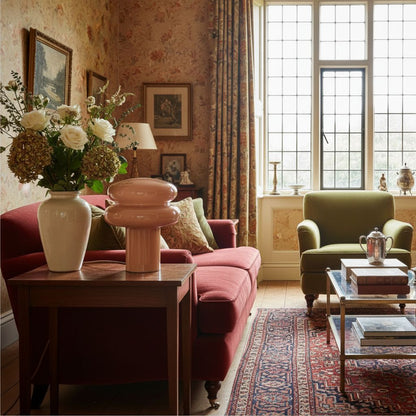 Soft Glow Opal Glass Table Lamp – Contemporary Mushroom Design for Cozy Spaces