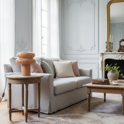 Soft Glow Opal Glass Table Lamp – Contemporary Mushroom Design for Cozy Spaces