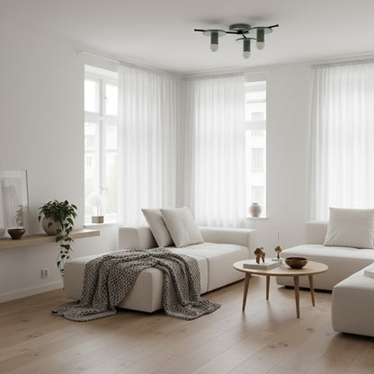 Radiro Colorful Geometric Globe Ceiling Light – Modern Minimalist Fixture for Living Rooms