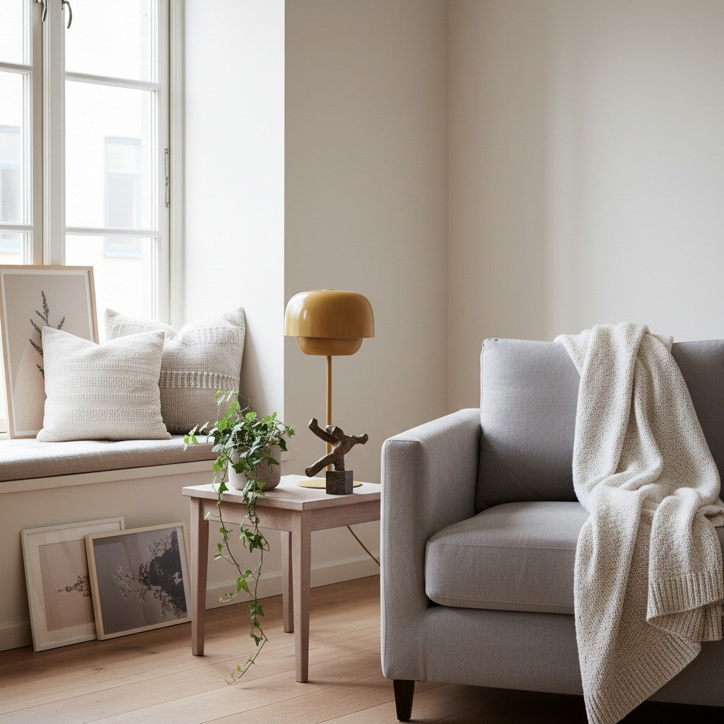 Clinco Colored Metal Table Lamp – Stylish Lighting for Bedrooms and Offices