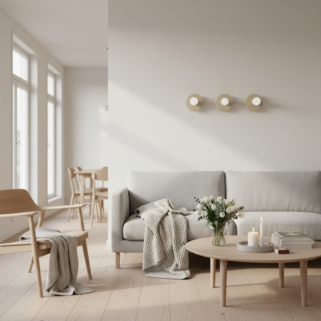 Radiro Globe Modern Spherical Glass Vanity Light – Minimalist 3-Light Fixture for Bathrooms