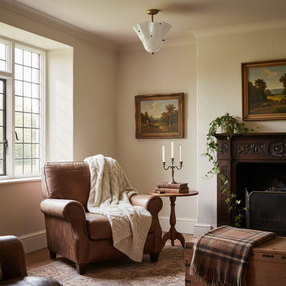 Bellina Sculptural Bloom Modern Ceiling Light – Perfect for Living Room & Bedroom