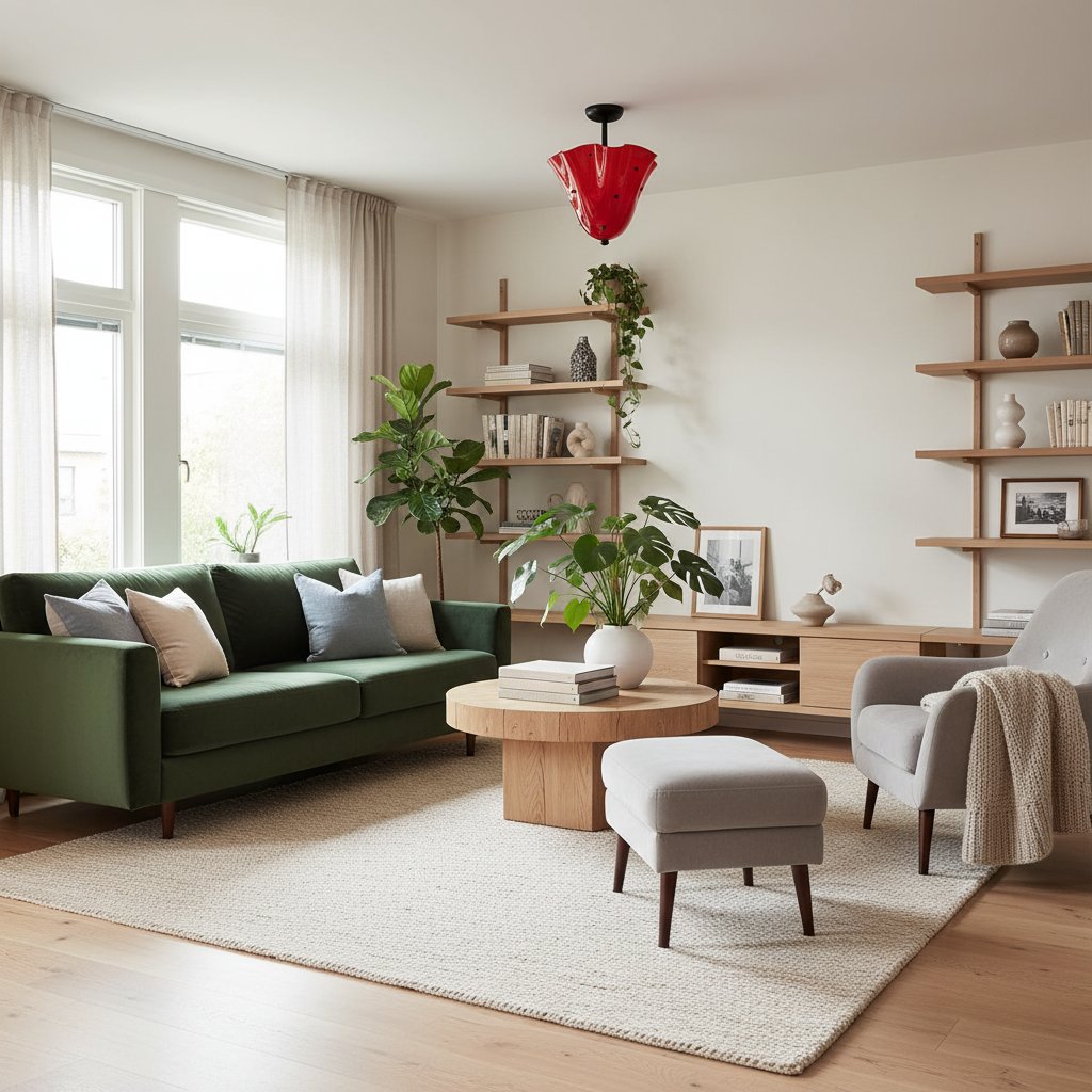 Bellina Sculptural Bloom Modern Ceiling Light – Perfect for Living Room & Bedroom