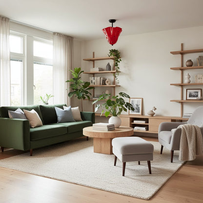 Bellina Sculptural Bloom Modern Ceiling Light – Perfect for Living Room & Bedroom