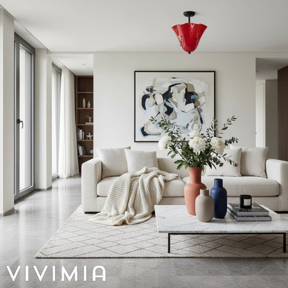 Bellina Sculptural Bloom Modern Ceiling Light – Perfect for Living Room & Bedroom