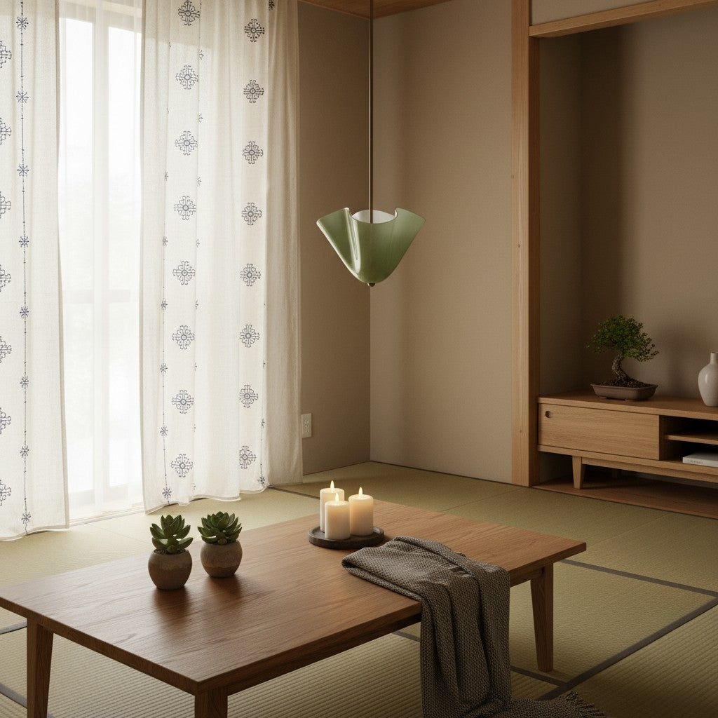 Bellina Floral Glass Pendant Light – Modern Elegance for Dining & Entryways