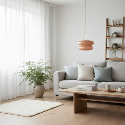 Spherical Opal Glass Pendant Lamp Modern Style for Dining & Living Rooms