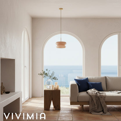 Spherical Opal Glass Pendant Lamp Modern Style for Dining & Living Rooms