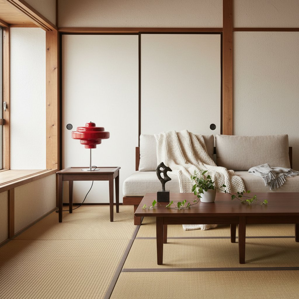 Koloro Tiered Glass Table Lamp – Retro Style for Living Room or Bedroom