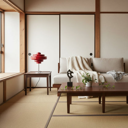 Koloro Tiered Glass Table Lamp – Retro Style for Living Room or Bedroom