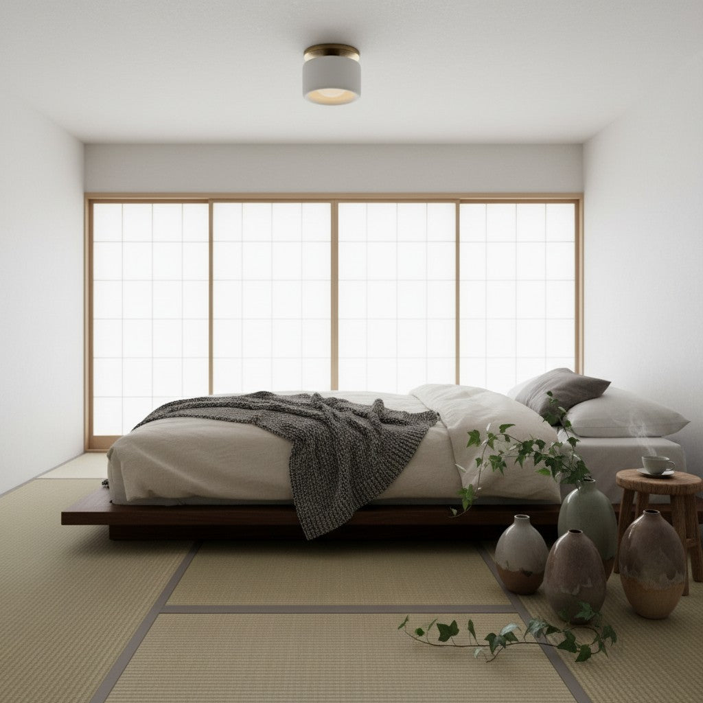 Cerova Porcelain Flushmount – Modern Minimalist Design – Perfect for Living & Dining Areas