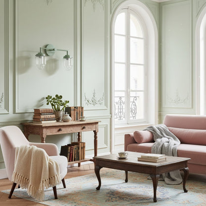 Tierlux Glass Colorful Geometric Art Deco Wall Sconce – Modern Vanity Light for Bathrooms