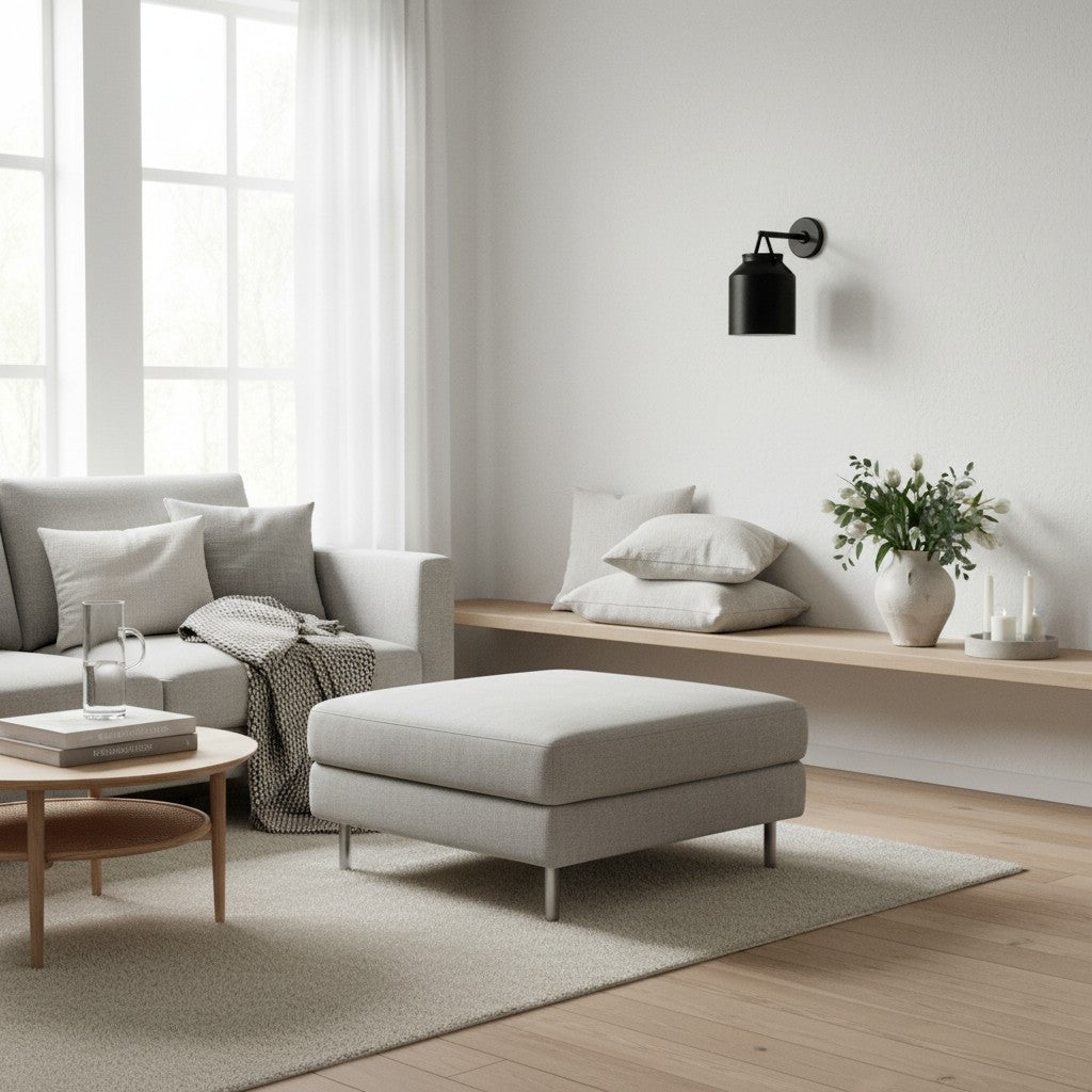 Hanton Schlanke Industrielle Außenwandleuchte für Moderne Terrassen