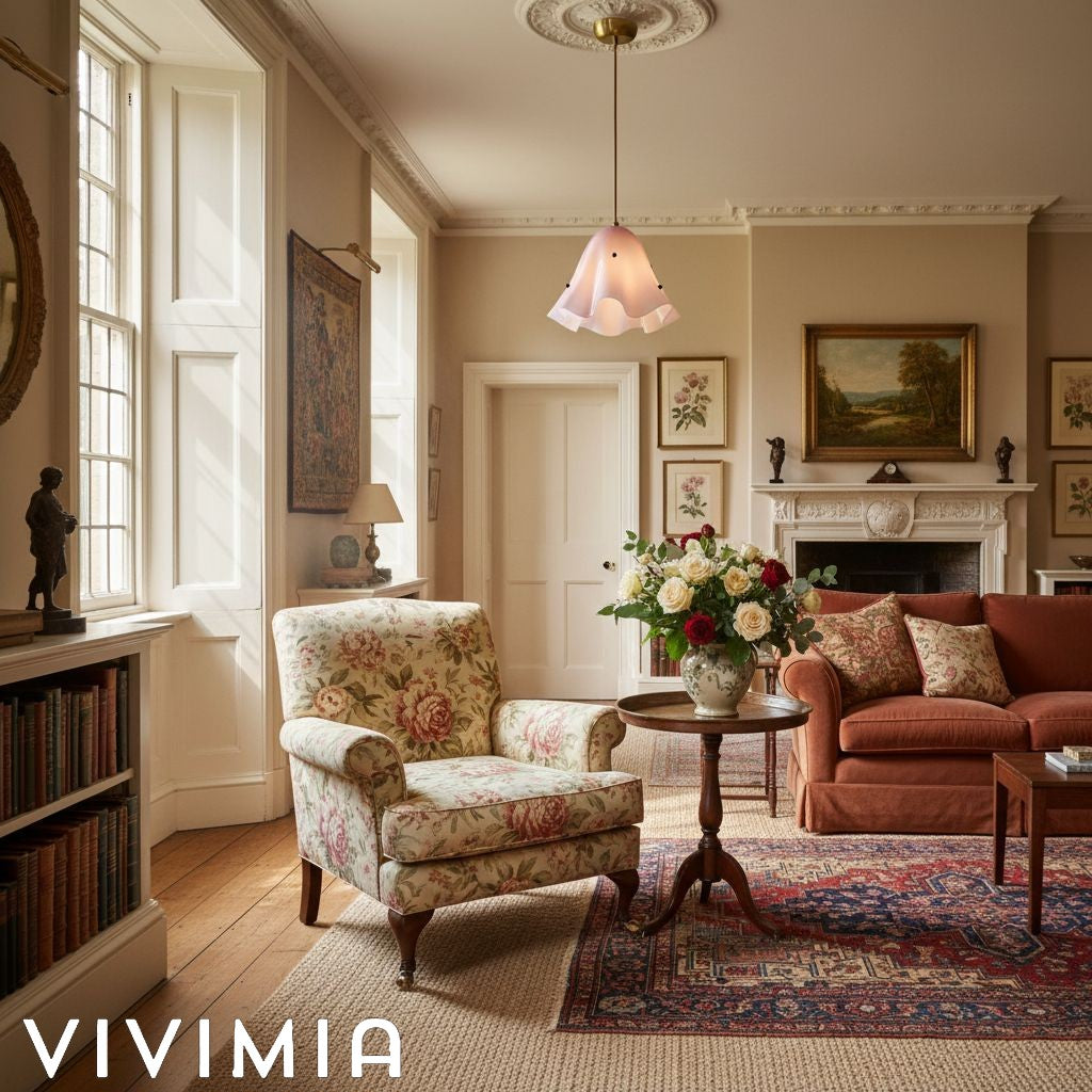 Bellina Sculptural Floral Pendant Light Contemporary Ceiling Fixture for Living Room