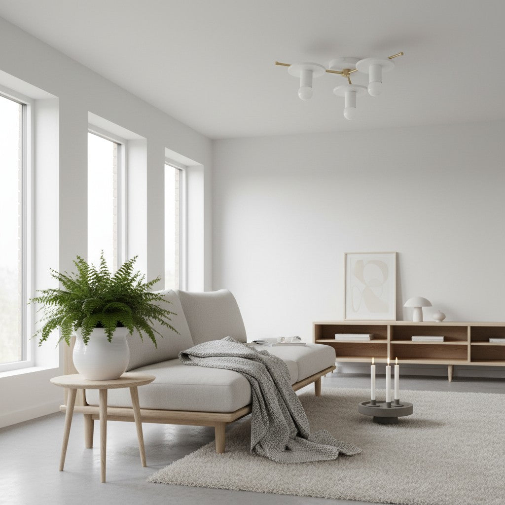 Radiro Colorful Geometric Globe Ceiling Light – Modern Minimalist Fixture for Living Rooms