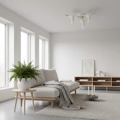 Radiro Colorful Geometric Globe Ceiling Light – Modern Minimalist Fixture for Living Rooms