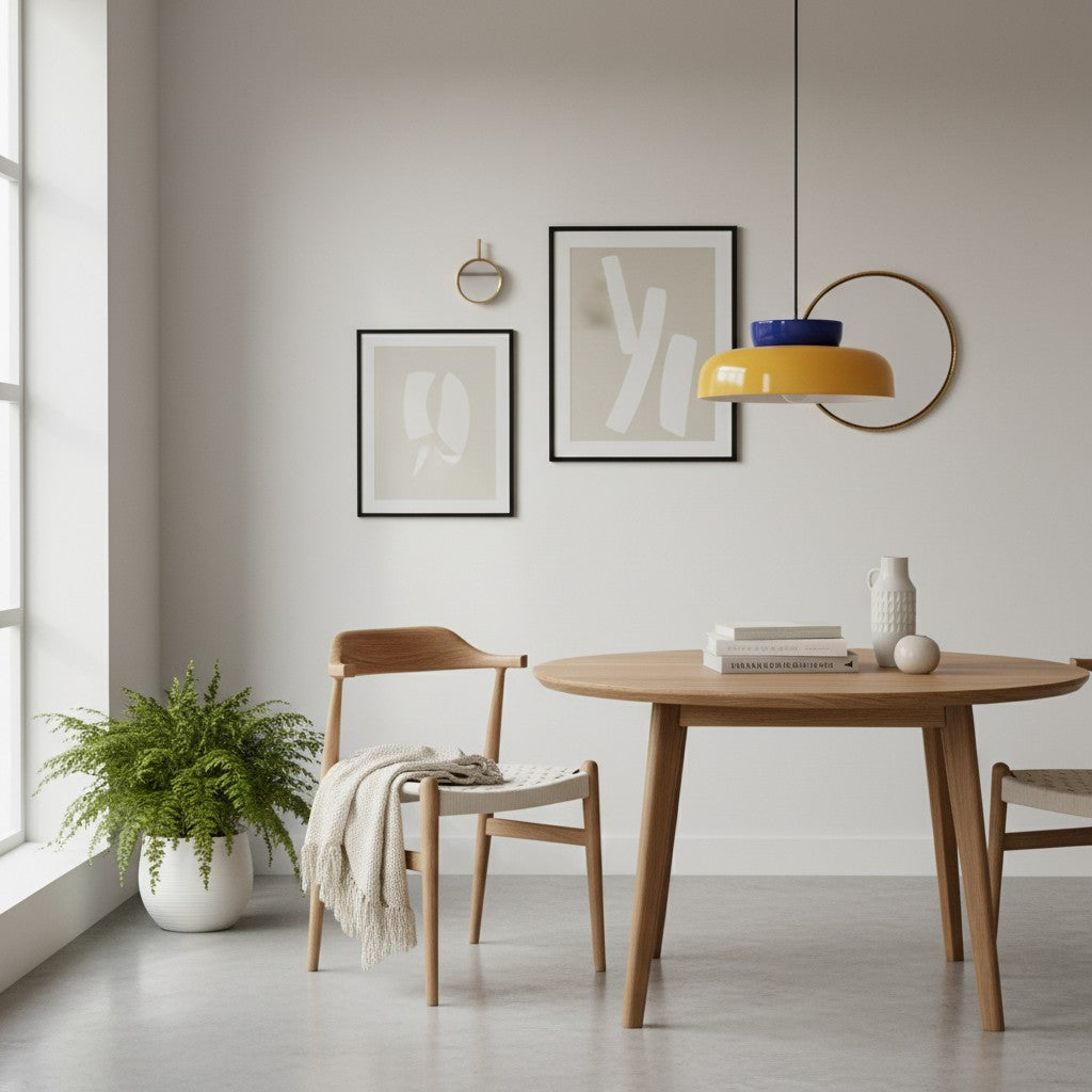 Fiesta Sculptural Bowl Pendant Lamp Nordic Style for Dining Table