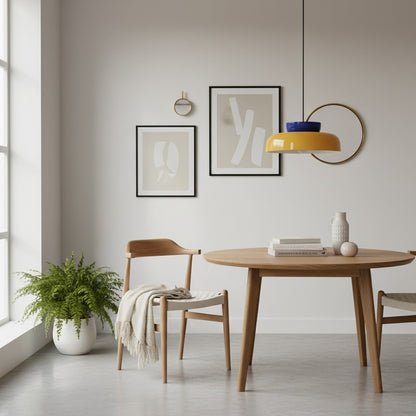 Fiesta Sculptural Bowl Pendant Lamp Nordic Style for Dining Table