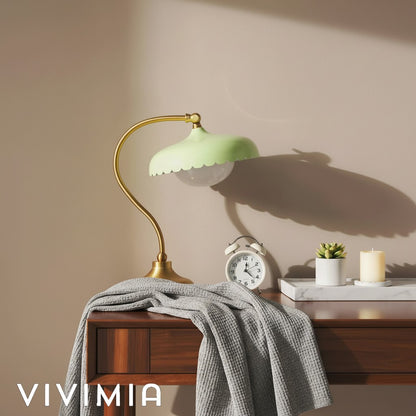 Rayla Vintage Modern Scallop Ceiling Light – Ambient Glow – Living Room & Bedroom