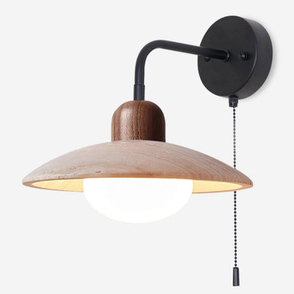Modernes Design Disc Travertin Wandleuchte