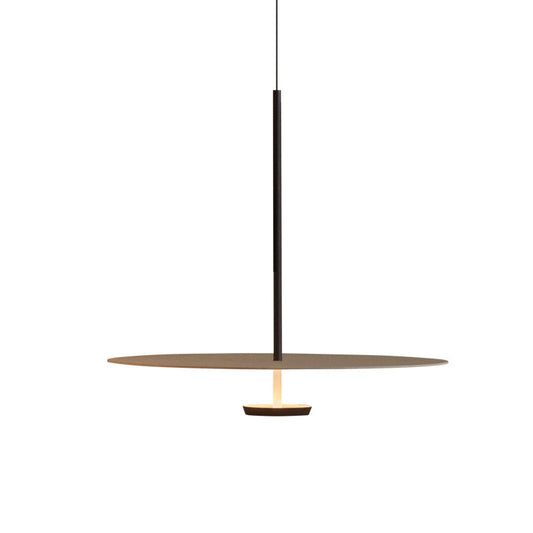 Mid Century Modern Flat Disc Led Pendant Light For Kitchen