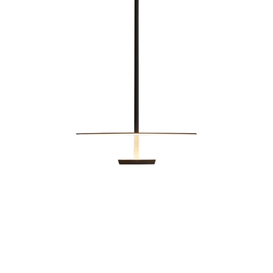 Mid Century Modern Flat Disc LED Pendelleuchte für Küche