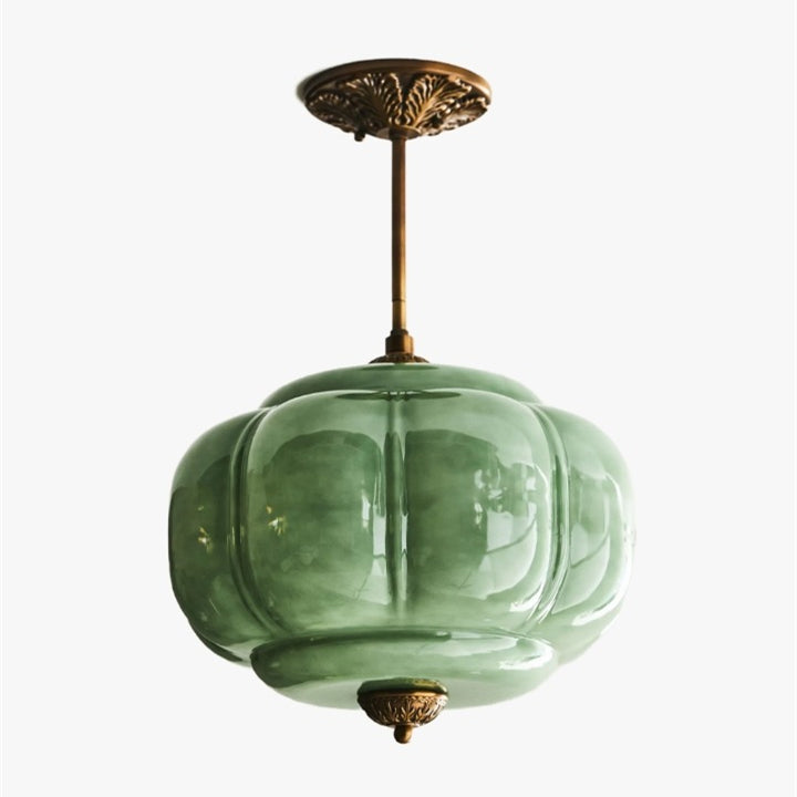 Eloise Pendelleuchte - Vintage Pendelleuchte Milchglas