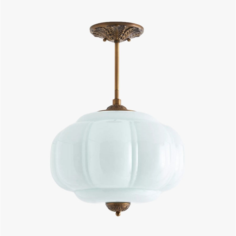 Eloise Pendelleuchte - Vintage Pendelleuchte Milchglas