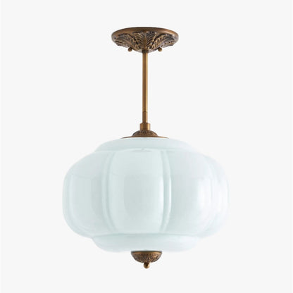Eloise Pendelleuchte - Vintage Pendelleuchte Milchglas