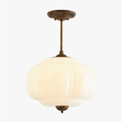 Eloise Pendelleuchte - Vintage Pendelleuchte Milchglas