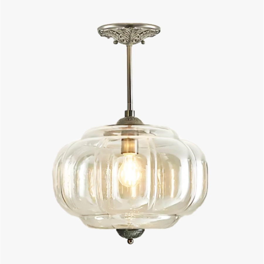 Eloise Pendelleuchte - Vintage Pendelleuchte Milchglas